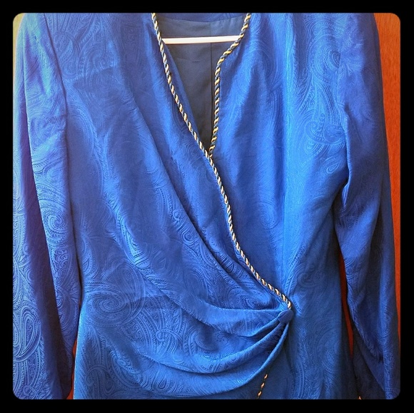 Pepell Too Vintage Silk Blazer - Picture 1 of 1